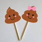 POOP Cupcake Toppers