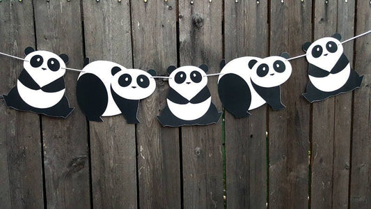 Panda Bear Cupcake Toppers