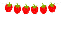 Strawberry Garland, Strawberry Banner, Strawberry Birthday, Strawberry Party, Strawberry Decorations