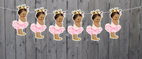 Princess Ballerina Garland, Princess Ballerina Banner, Princess Baby Shower Banner, Photo Prop