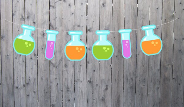 Science Cupcake Toppers, Scientist Cupcake Toppers, Test Tube Cupcake Toppers