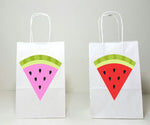 Watermelon Goody Bags, Watermelon Favor Bags, Watermelon Gift Bags