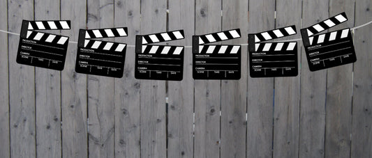 Movie Party Garland, Movie Party Banner, Popcorn Banner, Popcorn Garland, Photo Prop