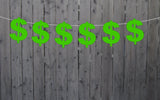 Dollar Sign Garland, Dollar Sign Banner, Money Banner, Money Garland, Hip Hop Banner, Hip Hop Garland, Hip Hop Party, Cash Money, Photo Prop