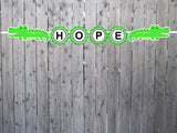Alligator Garland, Alligator Banner, Alligator Birthday, Alligator Baby Shower, Alligator Decorations, Alligator Party Supplies, Photo Prop