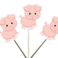 Pig Goody Bags, Pig Favor Bags, Pig Gift Bags, Pig Goody Bags, Pig Party Bags, Farm Animal Goody Bags - Farm Birthday Party