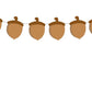 Acorn Garland, Acorn Banner, Woodland Banner, Woodland Garland, Nursery Decoration, Woodland Baby Shower, Woodland Birthday, Photo Prop