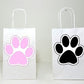 Paw Print Goody Bags, Paw Print Favor Bags, Paw Print Party Bags, Puppy Party, Dog Party, Paw Print