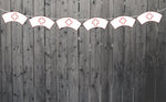 Nurse Banner, Nurse Hat Banner, Nurse Garland, RN Banner, RN Garland, Medical School, Hospital, Party Decorations 1213181207A