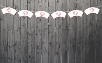 Nurse Banner, Nurse Hat Banner, Nurse Garland, RN Banner, RN Garland, Medical School, Hospital, Party Decorations 1213181207A