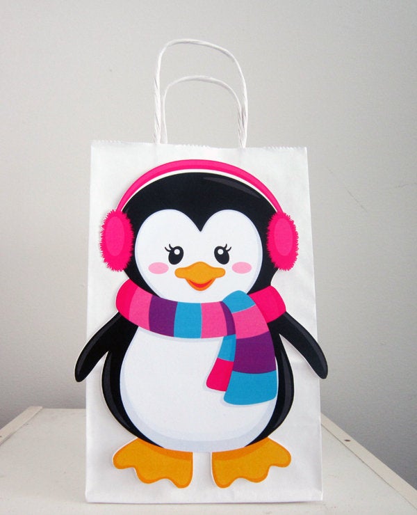 PENGUIN GIRL Garland, Penguin Garland, Penguin Banner, Penguin Party Supplies, Penguin Decorations, Penguin Party, Photo Prop, Backdrop