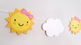 Sun Banner, Sun Garland, Little Sunshine, Sun and Clouds, Sunshine Banner, Sunshine Garland, Weather Banner, You Are My Sunshine Birthday