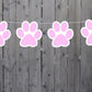 Paw Print Goody Bags, Paw Print Favor Bags, Paw Print Party Bags, Puppy Party, Dog Party, Paw Print