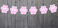 Paw Print Goody Bags, Paw Print Favor Bags, Paw Print Party Bags, Puppy Party, Dog Party, Paw Print