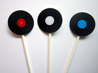 RECORD GARLAND, Record Banner, Album Garland, Album Banner, 50's Birthday Party, 80's Birthday Party, Record Party Supplies, Record