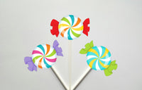 Candy Cupcake Toppers