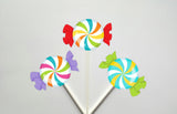 Candy Cupcake Toppers