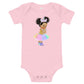 UNICORN PRINCESS Onepiece Bodysuit, African American Baby Shirt