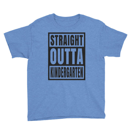 Straight Outta Kindergarten T-shirt, Youth Short Sleeve T-Shirt