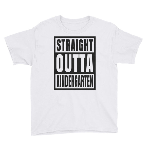 Straight Outta Kindergarten T-shirt, Youth Short Sleeve T-Shirt