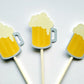 Beer Cupcake Toppers, Father's Day Cupcake Toppers, Superbowl Cupcake Toppers,