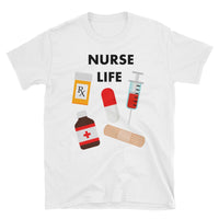 Nurse Life T-Shirt, Nurse Gift, Nursing Gift, Nurse Clothing, Nursing School, Nurse Funny Shirt, Short-Sleeve Unisex T-Shirt