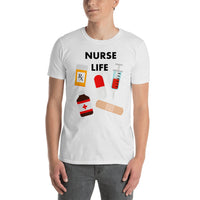 Nurse Life T-Shirt, Nurse Gift, Nursing Gift, Nurse Clothing, Nursing School, Nurse Funny Shirt, Short-Sleeve Unisex T-Shirt