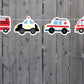POLICE care cupcake toppers, Police Car Cupcake Toppers, Cop Car Cupcake Toppers