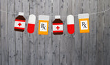MEDICINE Cupcake Toppers, Nurse Cupcake Toppers, Doctor cupcake toppers, nurse party, RN Party, Nursing Graduation cupcake toppers