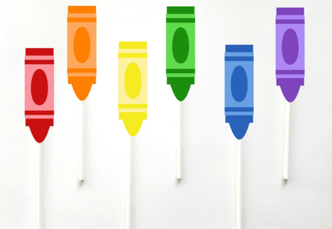 Crayon Banner, Crayon Garland, Crayon Birthday Party, Crayon Decorations, Back to School Party, Teacher's Gift