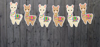 Llama Garland, Llama Birthday, Llama Decorations, Llama Banner, Fiesta, Alpacas Garland, Alpacas Banner