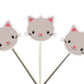 Cat Grey Faces Garland, Cat Banner, Cat Birthday Party, Cat Party Decorations, Kitty Banner
