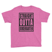 Straight Outta Kindergarten T-shirt, Youth Short Sleeve T-Shirt