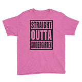 Straight Outta Kindergarten T-shirt, Youth Short Sleeve T-Shirt