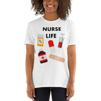 Nurse Life T-Shirt, Nurse Gift, Nursing Gift, Nurse Clothing, Nursing School, Nurse Funny Shirt, Short-Sleeve Unisex T-Shirt