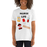Nurse Life T-Shirt, Nurse Gift, Nursing Gift, Nurse Clothing, Nursing School, Nurse Funny Shirt, Short-Sleeve Unisex T-Shirt