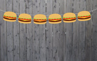 Hamburger Cupcake Toppers, Barbecue Cupcake, Fast Food Cupcake Toppers, Cook Out Cupcake Toppers, cheeseburger cupcake toppers (7917123P)