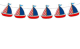 Nautical Garland, Nautical Banner, Nautical Baby Shower, Nautical Birthday, Anchor, Sailboat, Life Saver, Photo Prop, Nautical Decorations
