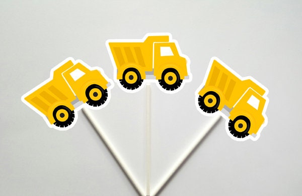 Construction Garland, Construction Banner, Dump Truck Garland, Dump Truck Banner, Construction Birthday, Construction Party, Photo Prop, NB