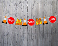 Construction Party Banner, Construction Party Garland, Construction Garland, Construction Banner, Construction Cone Banner (72617302P)