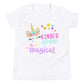 Kindergarten is Magical Shirt, Unicorn Shirt, Kindergarten Shirt, Youth Short Sleeve T-Shirt