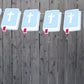 BIBLE Garlad, Baptism, Communion, First Communion, Nursery Banner, photo prop, Christening Banner, Christening Decorations