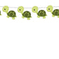 Land Turtle Garland, Turtle Banner, Turtle Decorations, Under the Sea Banner, Garland, Green Turtle, Baby Shower, Photo Prop