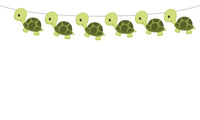 Land Turtle Garland, Turtle Banner, Turtle Decorations, Under the Sea Banner, Garland, Green Turtle, Baby Shower, Photo Prop