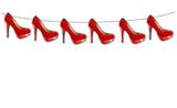 Red High Heel Cupcake Toppers, Fashion Cupcake Toppers, Lingerie Cupcake Toppers, Bridal Shower Toppers - Bachelorette Party Toppers