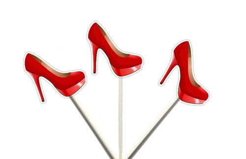 Red High Heel Garland, High Heel Banner, Bachelorette Banner, Bachelorette Decorations, Bridal Shower Banner, Bridal Shower Decoration