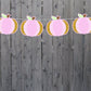Pink and Gold Pumpkin Garland, Pumpkin Banner, Little Pumpkin Banner, Little Pumpkin Garland, Little Pumpkin, Baby Shower, Photo Prop