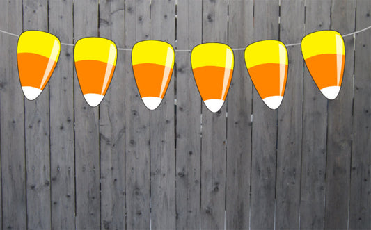 Candy Corn Garland, Halloween Garland, Halloween Photo Prop, Halloween Party Decorations, Halloween Decorations, Halloween Banner 1011701PM