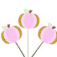 Pink and Gold Pumpkin Garland, Pumpkin Banner, Little Pumpkin Banner, Little Pumpkin Garland, Little Pumpkin, Baby Shower, Photo Prop