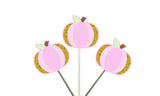 Pink and Gold Pumpkin Garland, Pumpkin Banner, Little Pumpkin Banner, Little Pumpkin Garland, Little Pumpkin, Baby Shower, Photo Prop